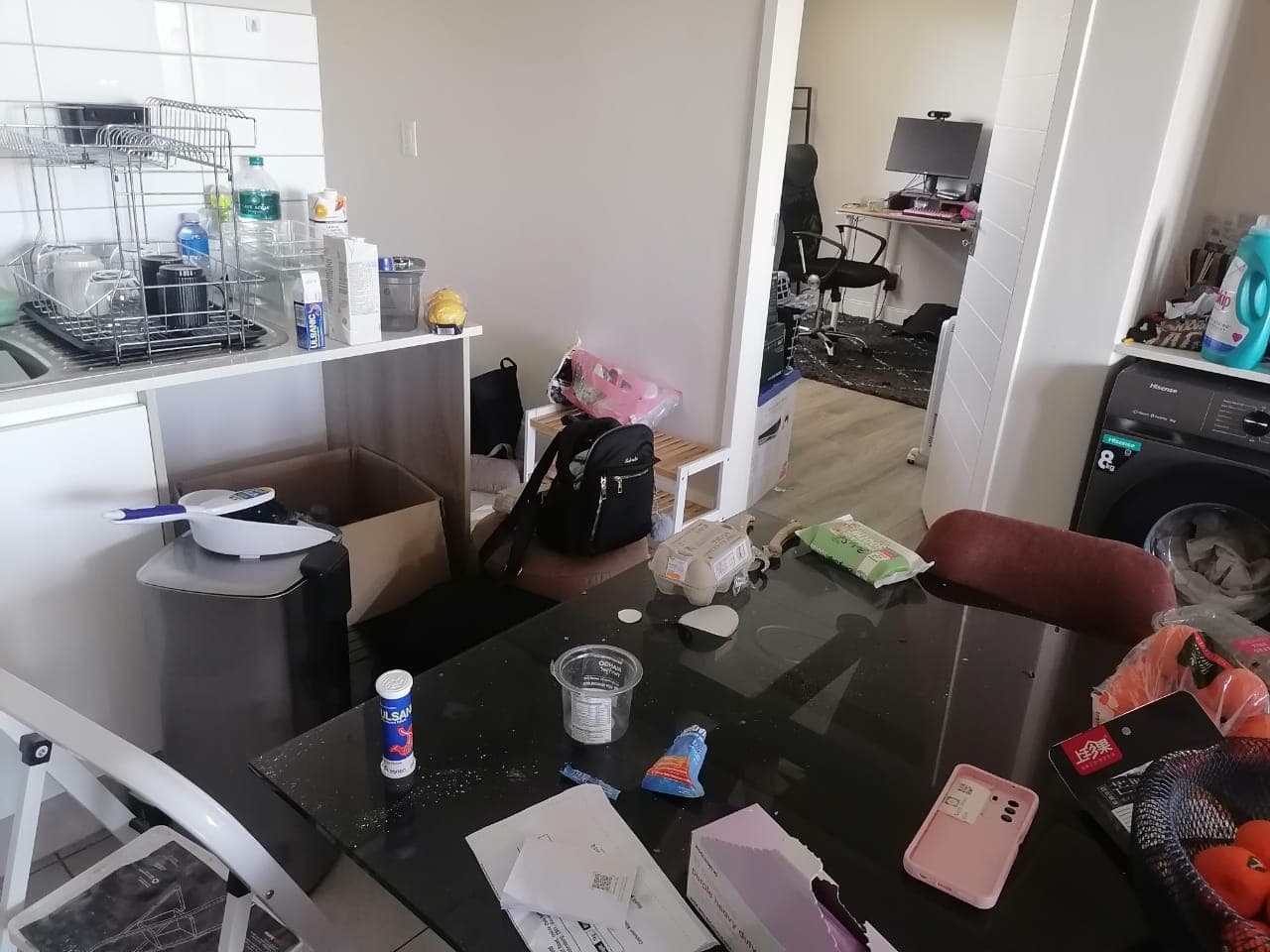 Clean modern bathroom